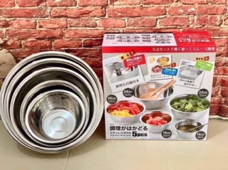 Set rổ 5 món Inox