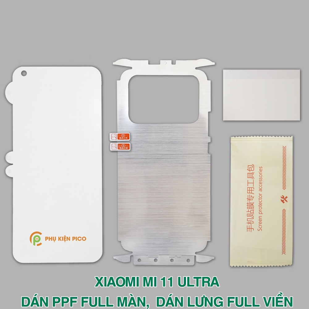 Dán màn hình Mi 11 full màn dẻo trong suốt PPF tự phục hồi vết xước - Dán dẻo Xiaomi Mi 11