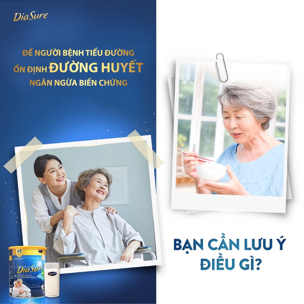 Sữa Non Diasure Chính Hãng Lon 850g - Cung Cấp Dinh Dưỡng Toàn Diện Cho Người Bị Tiểu Đường