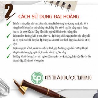 Đại hoàng sấy khô túi lớn loại 500gram - Thảo dược Tấn Phát