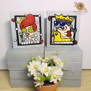 [ART & DECOR] BỘ TRANH GỖ ROYAL FLUSH MINI