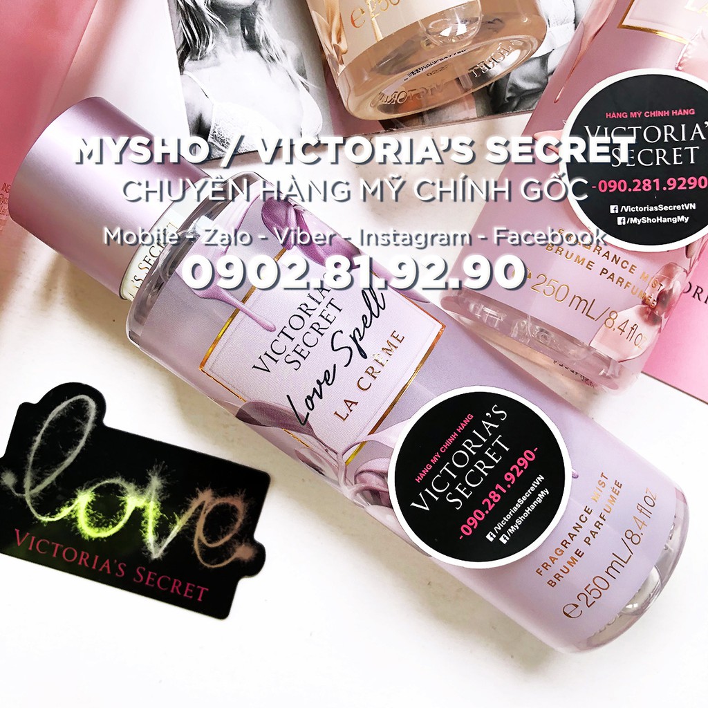 [250ml] Xịt thơm cơ thể Love Spell La Creme Mist, Hàng VS USA | BigBuy360 - bigbuy360.vn