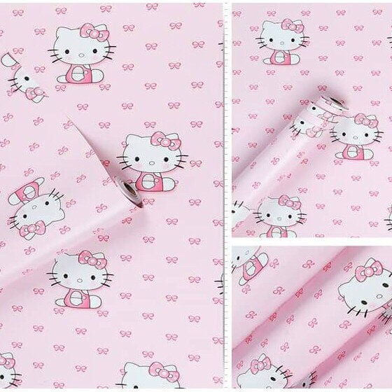decal 1m giấy dán tường có sẵn keo dán - kitty M1100