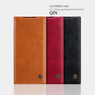 Bao da Nillkin QIN cho SamSung Galaxy Note 20, Note 20 Ultra, Note 10 Plus, Note 10