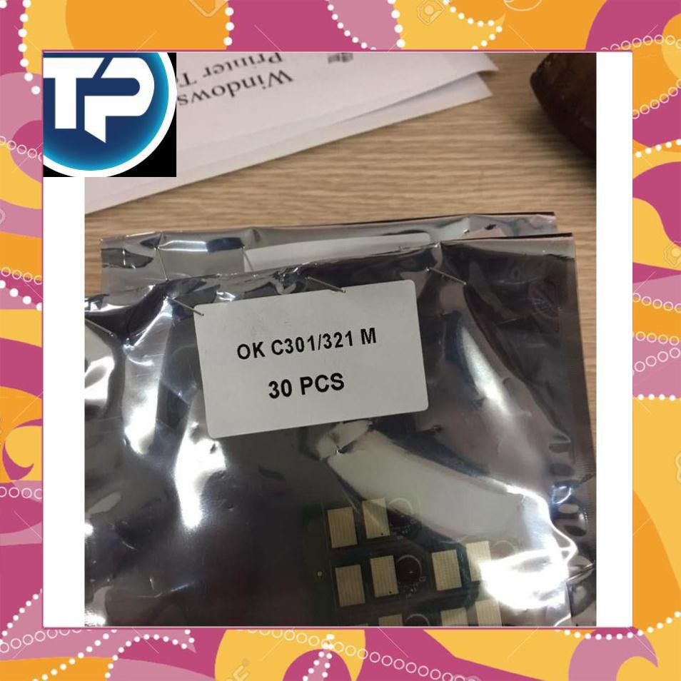 Bộ chip 4 màu cho máy Oki C310/321DN - Siêu tốt, siêu rẻ