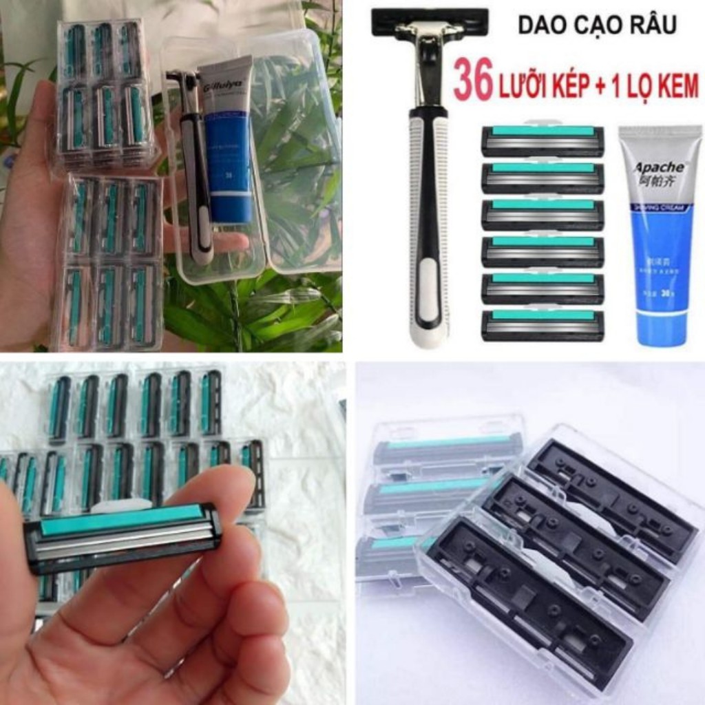 DAO CẠO RÂU CÓ LƯỠI CẠO THAY THẾ 38 món