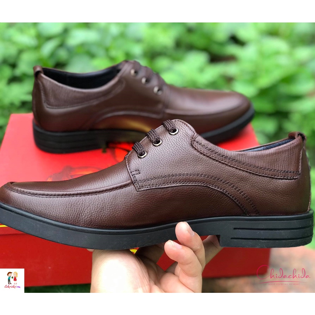 Giày công sở nam Royal Cobbler R326 siêu mềm, fom dáng đẹp, mặc các loại quần; size 39-43 (đen và nâu)