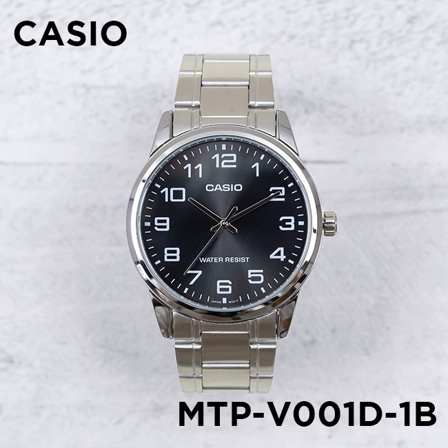 Đồng hồ nam dây kim loại Casio Standard chính hãng Anh Khuê MTP-V001D-1BUDF