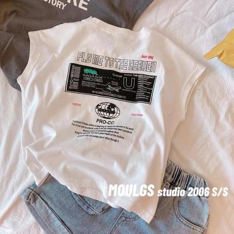 Áo Ba Lỗ Và Quần Bò Future Chất Vải Thoáng Mát Cho Bé Từ 6Kg Đến 28Kg Thời Trang Trẻ Em Tin Store