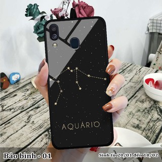 Ốp kính samsung A40 in cung hoàng đạo
