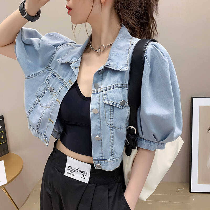 Áo Khoác Jeans Nữ Thời Trang Hàn Quốc 2020