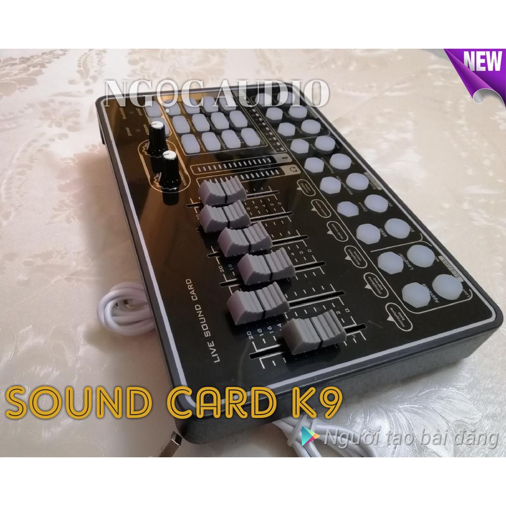 COMBO THU ÂM MIC ISK AT-100 SOUND CARD H9 CÓ BLUETOOTH ĐÃ ĐỦ DÂY KẾT NỐI ĐỜI MỚI NHẤT