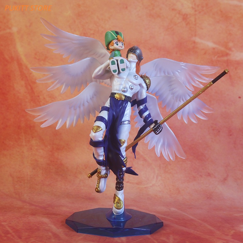 Mô hình Digimon GEM - Mô hình nhân vật Takaishi Takeru Yagami Hikari và Angewomon NV031