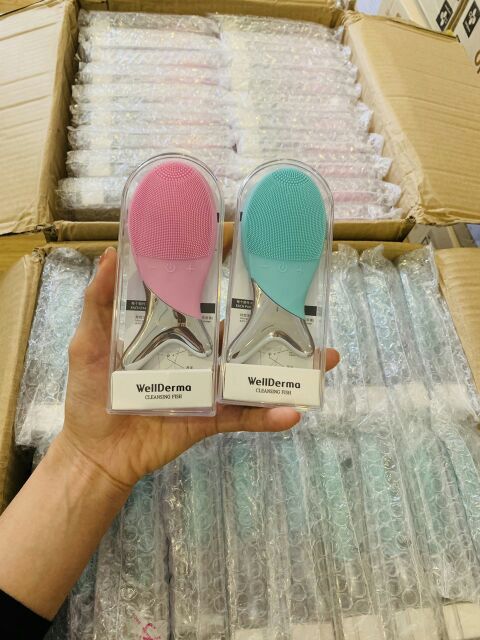 (Sẵn 2 màu) Máy rửa mặt WellDerma Hàn Quốc | BigBuy360 - bigbuy360.vn