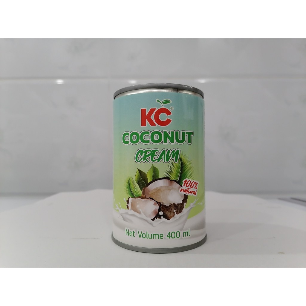 [Hộp 400ml] NƯỚC CỐT DỪA ĐẬM ĐẶC [Thailand] KC Coconut Cream (atu)