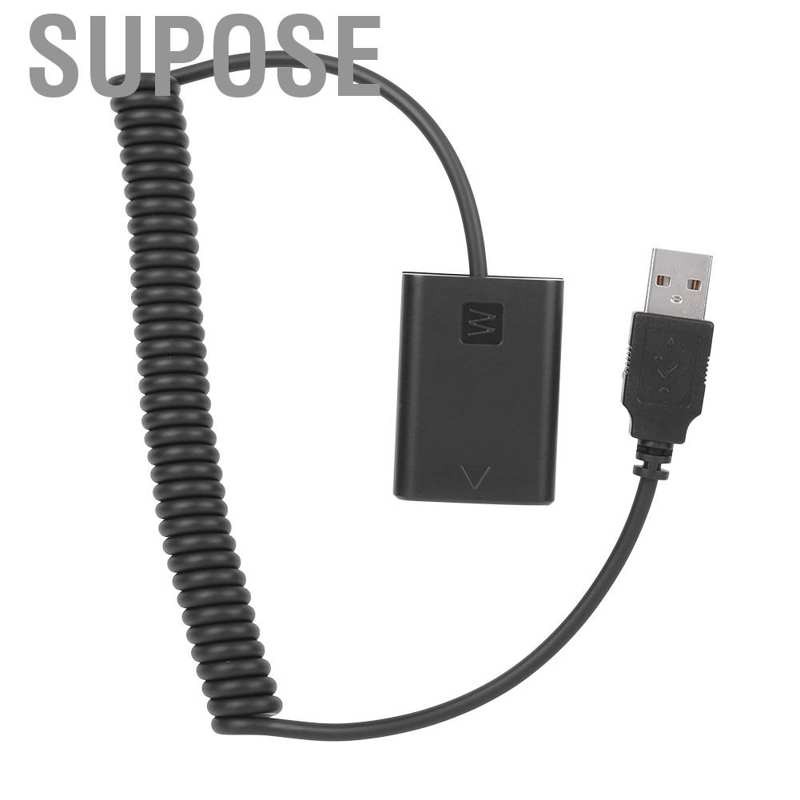 Supose Portable dummy battery with full decoding DC coupler adapter USB port External Battery spring wire for Sony A7 A3000 A6300 RX10 NEX5 NEX7