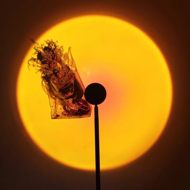 1.6m Đèn sunset Quay tiktok 10W, đèn chiếu hoàng hôn chụp hình, quay video decor ảo diệu