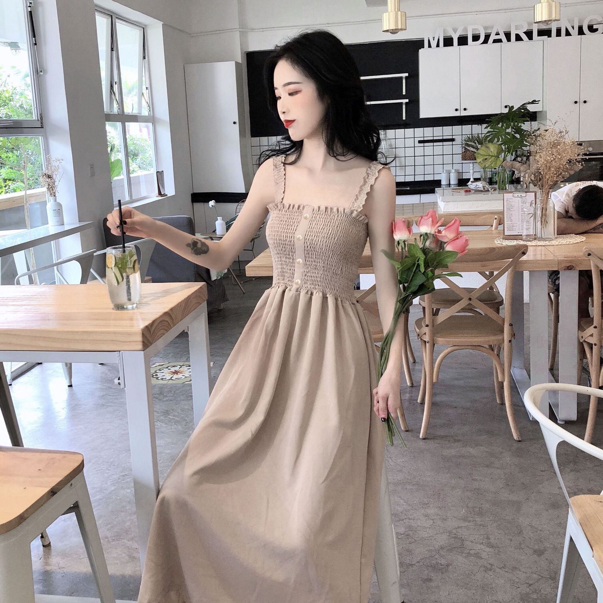 Thời trang mùa hè mới năm 2021 váy dài nữ gợi cảm | BigBuy360 - bigbuy360.vn