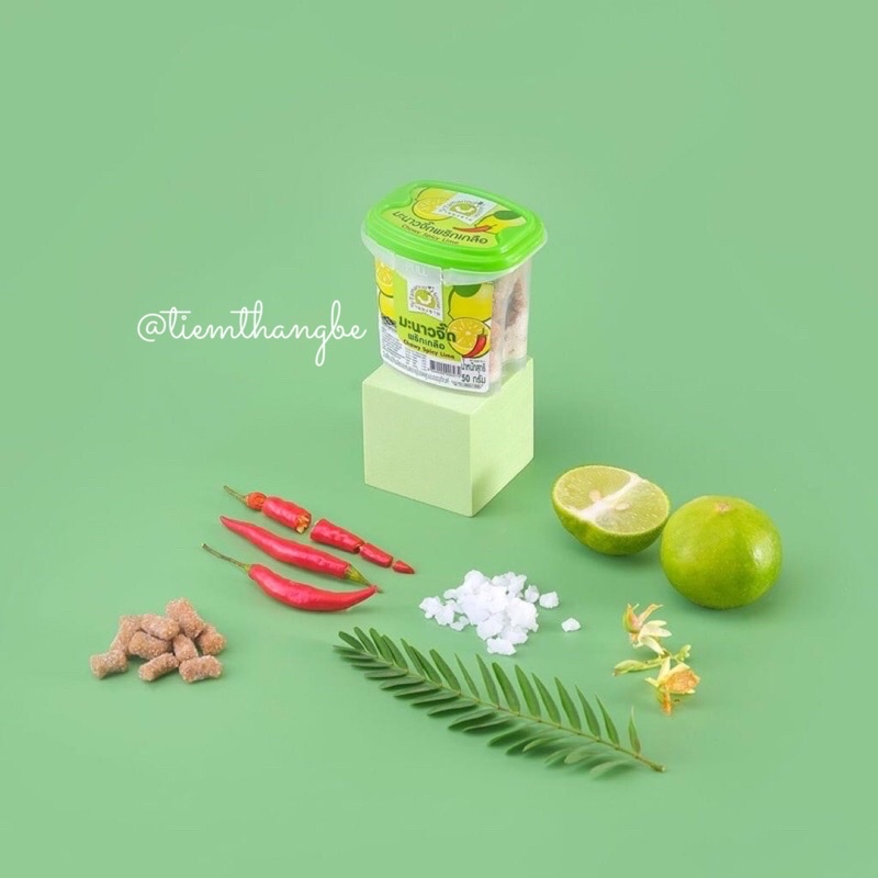 Kẹo Me Thái Có Độ Dai Dẻo Phủ Lớp Mận Bên Ngoài Hũ 50G