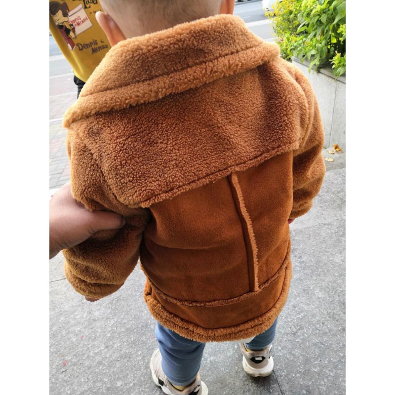 Áo khoác lót lông cực chất cho bé trai