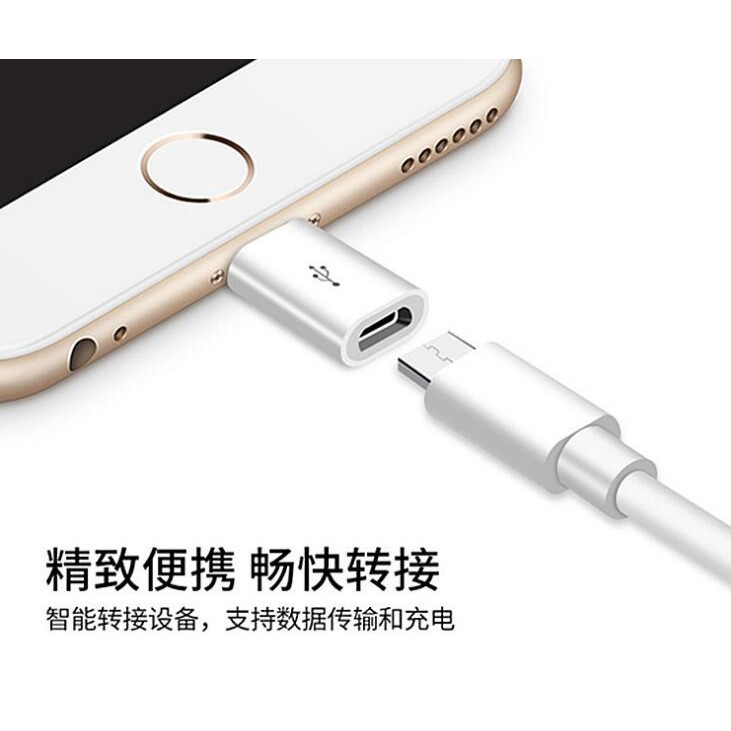 Kes Micro USB to Type C Huawei Phone and iPhone Converters Adaptor Transfer Price for One Set