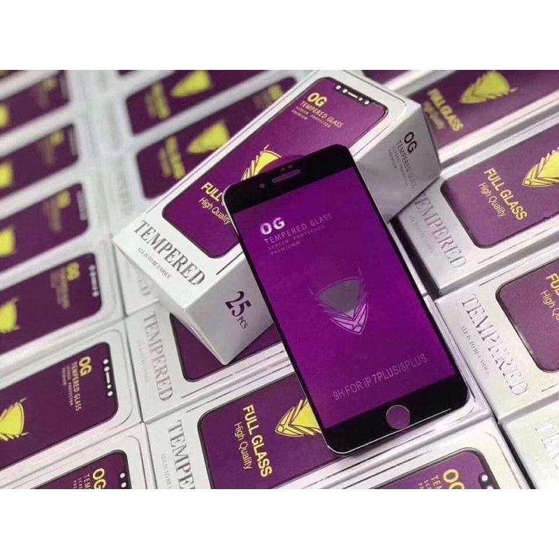 Kính cường lực OG tím ip14 /ip14 pro/ ip14  plus/ ip14 pro max