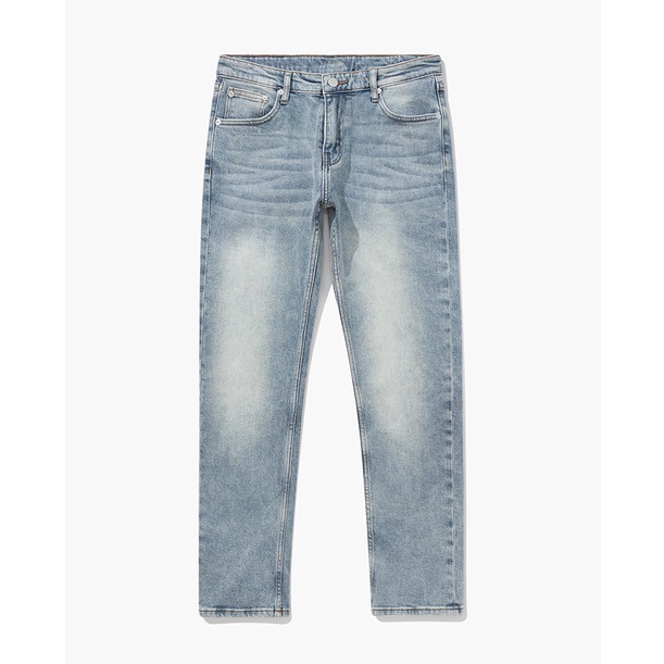 OWL BRAND® BASIC SLIM JEANS - Quần jeans dài ống suông / Xanh