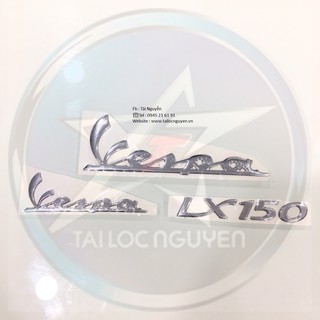 TEM VESPA CHỮ NỔI