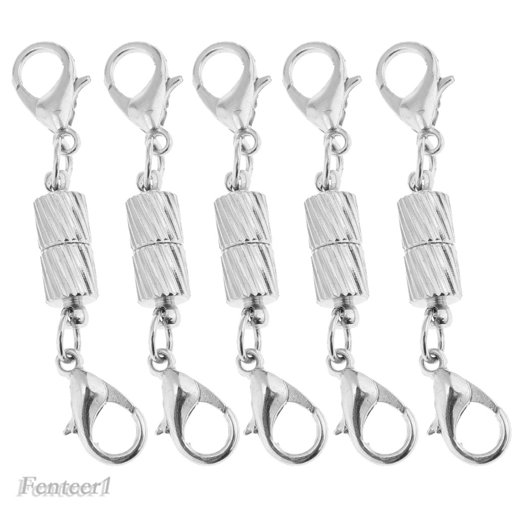 (Hàng Mới Về) Set 5 Dây Chuyền Nam Châm Dạng Ống Chắc Chắn 5mm