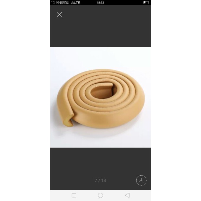 Cuộn dây xốp bọc cạnh bàn giữ an toàn cho bé