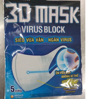 Khẩu Trang 3D Mask - Unicharm Nhật Bản