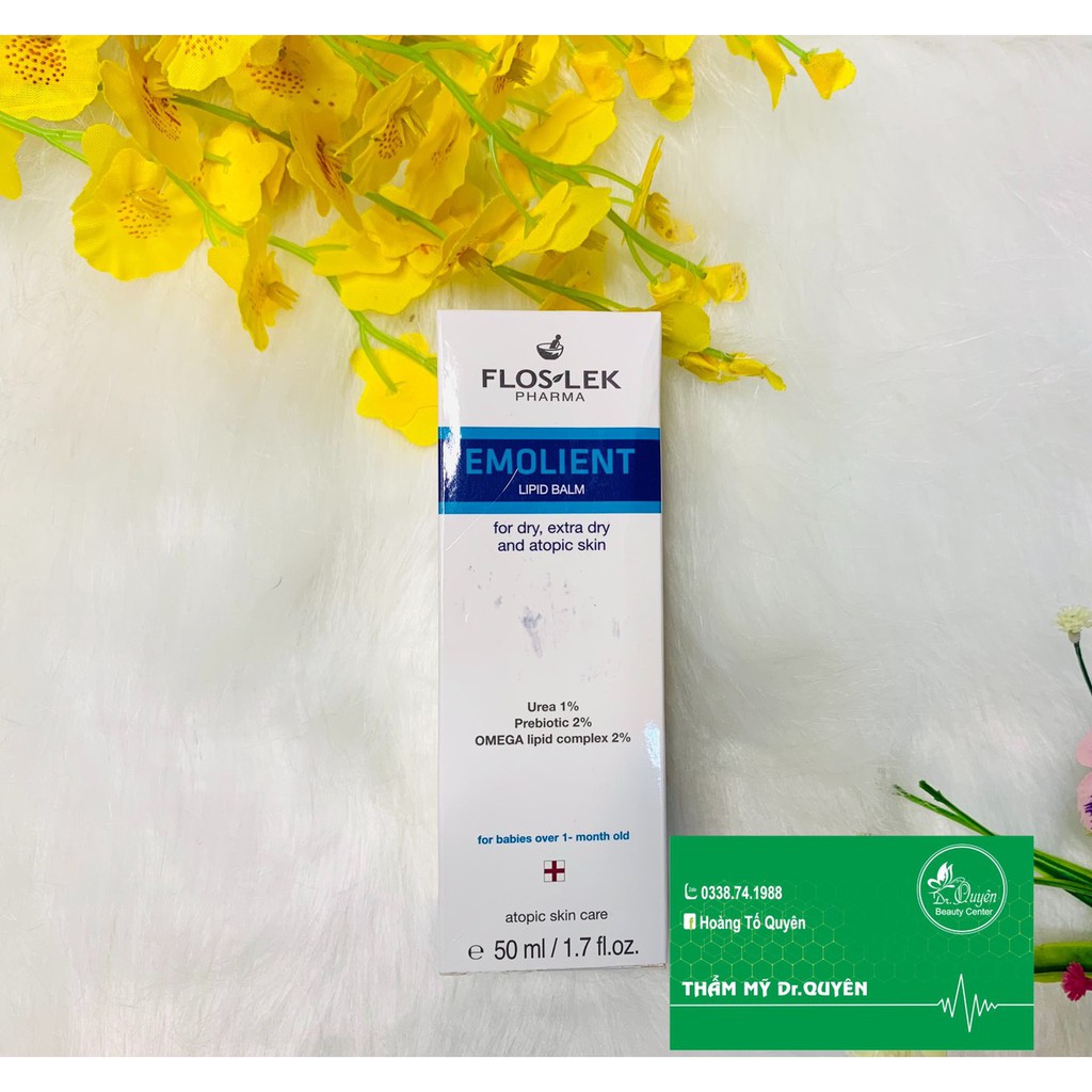 [CHÍNH HÃNG] Kem dưỡng ẩm Floslek Lipid Balm dành cho da khô, nhạy cảm 50ml