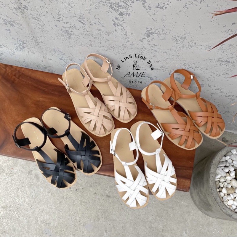 Sandal Đan Rọ Mũi Tròn