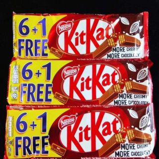 1 hộp Sôcôla bánh Kitkat ( 6+1& 6) thanh x 17g