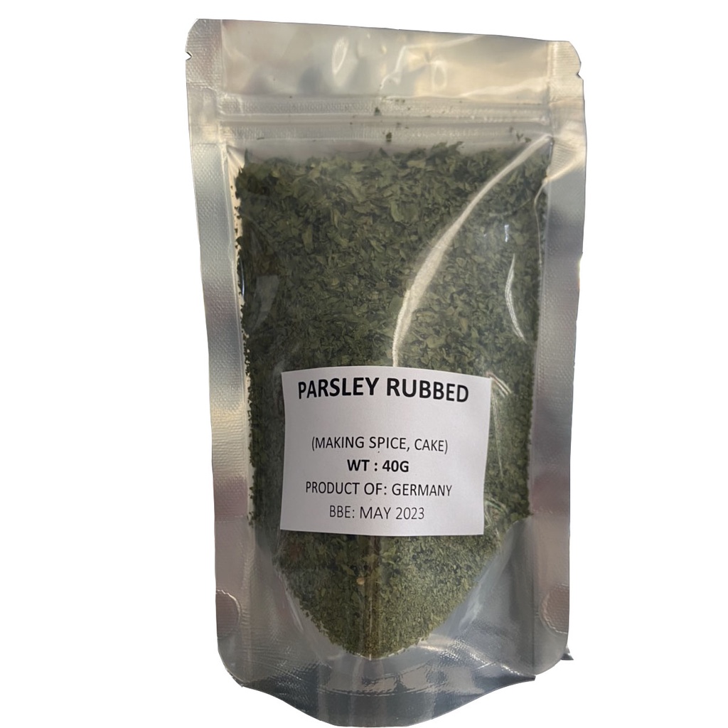 Lá mùi tây khô nghiền Parsley Rubbed