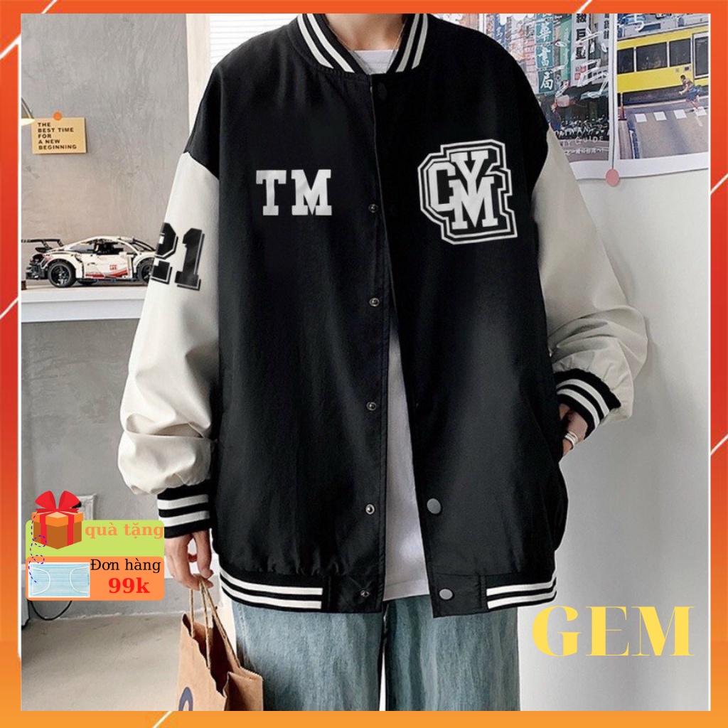 Áo Khoác Dù 2 Lớp TM CYM Unisex Nam Nữ Form Rộng Gem Phong Cách Hàn Quốc Gem