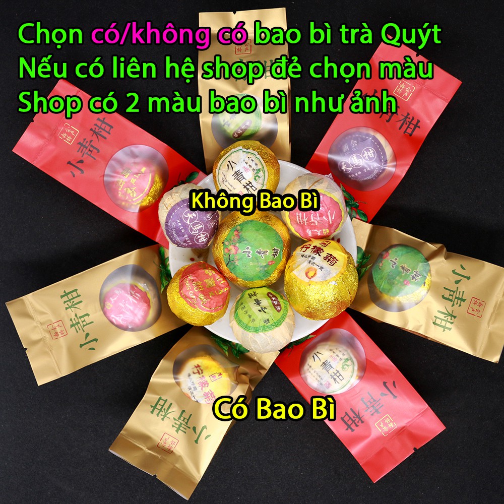 Trà Phổ Nhĩ Chanh Hoa Cúc - 1 Viên Dùng Thử - Trà ngon, dòng cao cấp, hàng nội địa, đặc sản Vân Nam