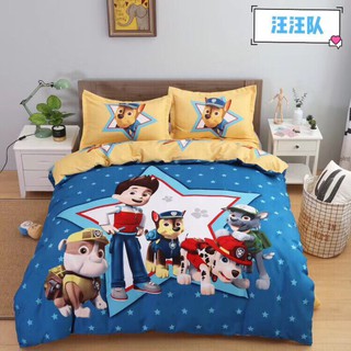 Bộ Drap - Chăn Phao Cotton Magic Hoạt Hình 3D