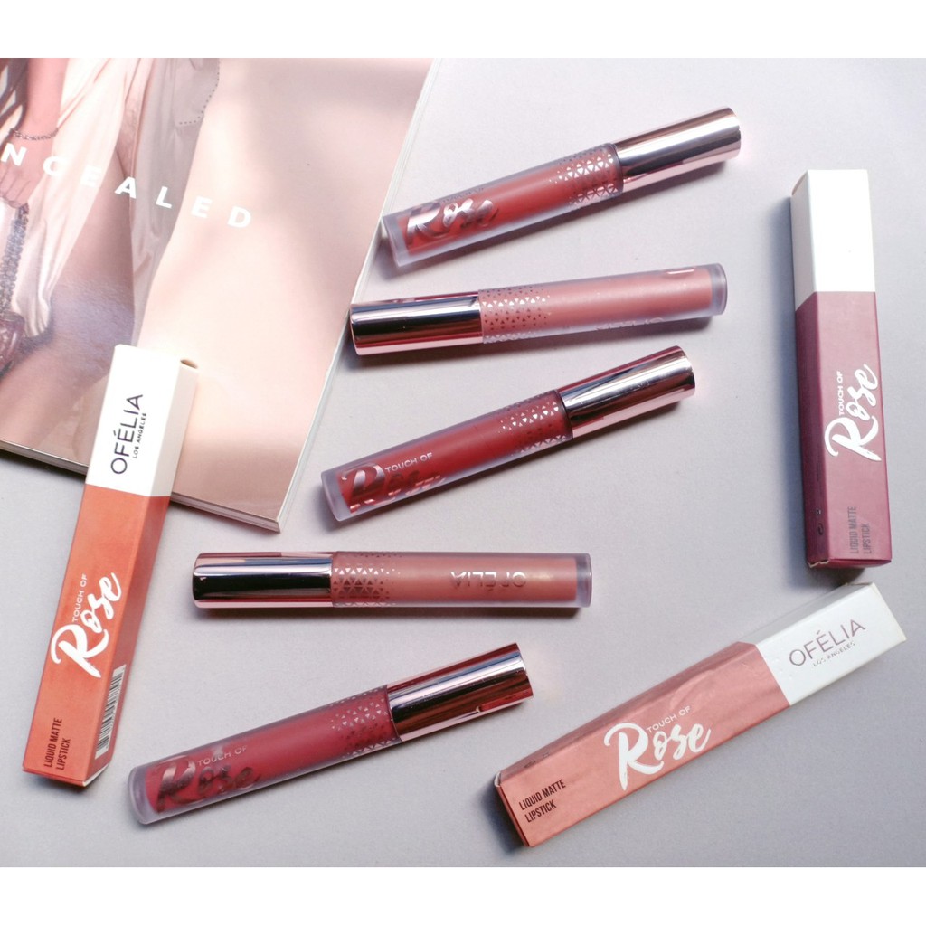 [5 màu mới] Son Kem Lì Touch Of Rose Fullsize - 4 ml