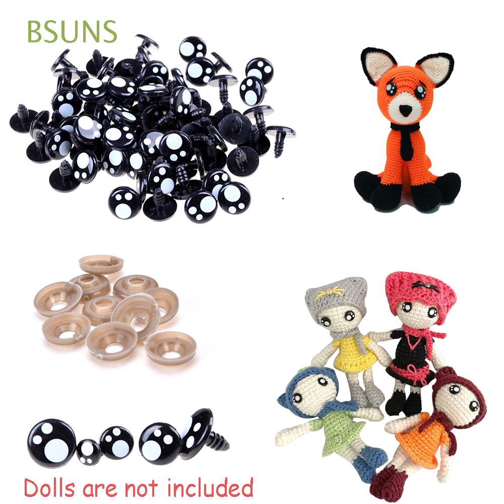 Set 100 Mắt Thú Bông 8mm 12mm 14mm