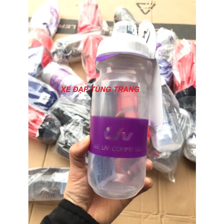 Bình nước xe đạp GIANT 600ml chính hãng nguyên tem mác bao bì