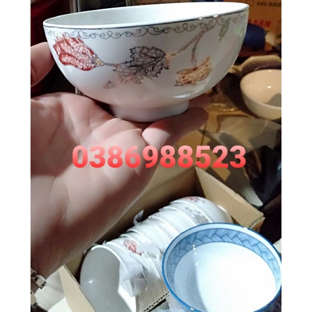 Combo 10 bát ăn cơm sứ đẹp