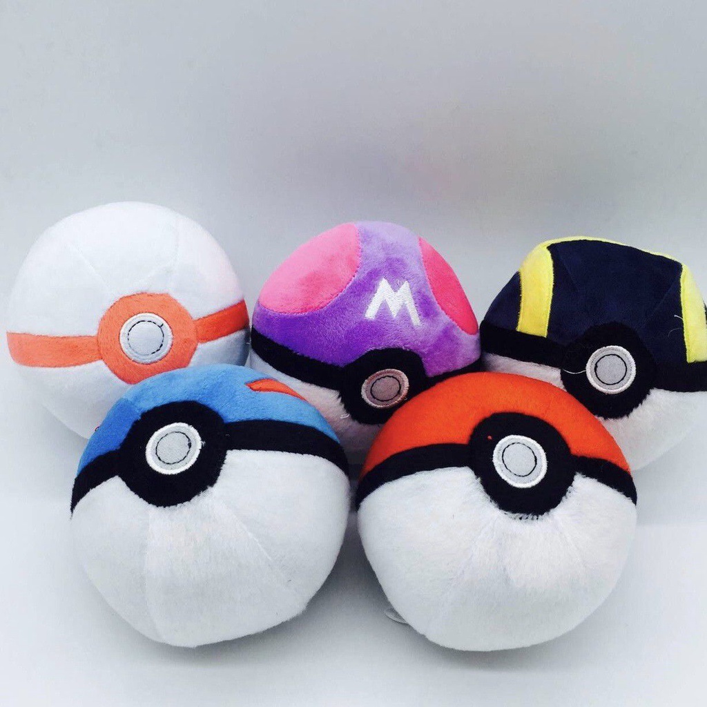 Pokemon PokeBall Cute Plush Toy Pokemon Stuffed Doll For Kids Gift