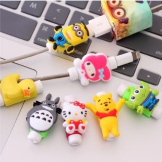 SALE - Nút bảo vệ cáp sạc hình thú