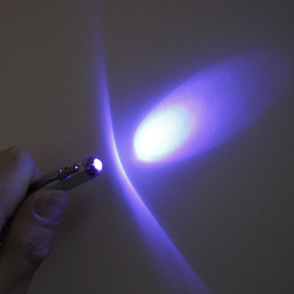 Bút bi có đèn LED UV tàng hình