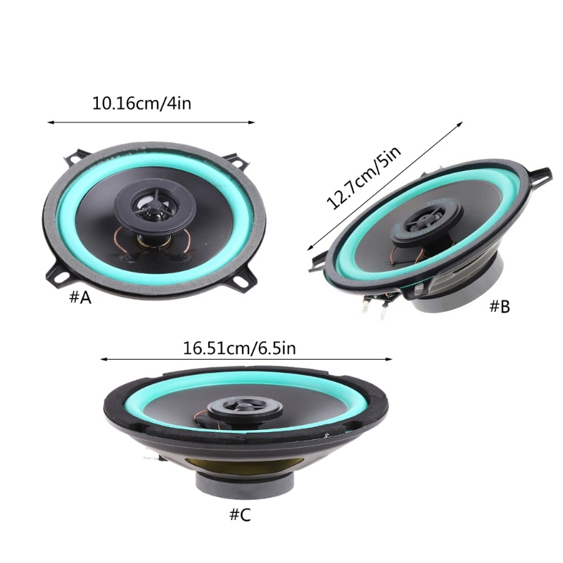 Loa Âm Thanh HiFi Thay Thế Dễ Dàng Cài Đặt Cho Xe Hơi 4 / 5 / 6.5 Inch