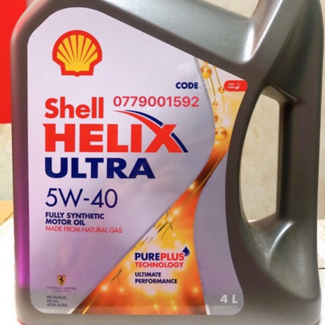 Nhớt Shell Helix Ultra 5W40 4L