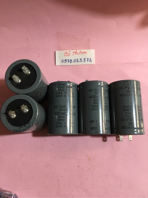 Tụ dầu ngâm 16uf-400vac