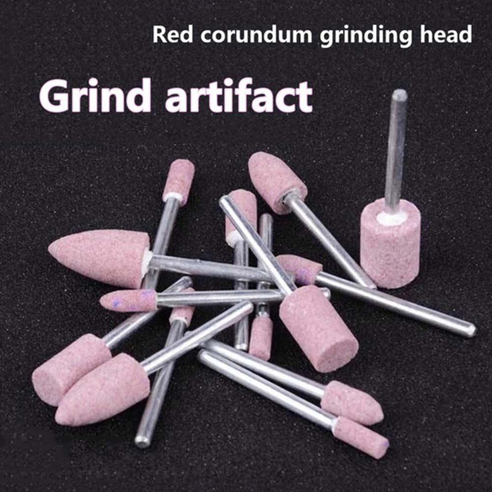 OCEANMAP Nail Drill Bit Set Portable Durable Nail File Tools Column Shape Manicure Tool Abrasive Wheel Head