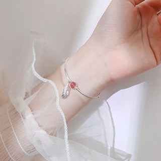 Vòng tay hạt hồng dâu chiếc lá hàng đảm bảo như ảnh
